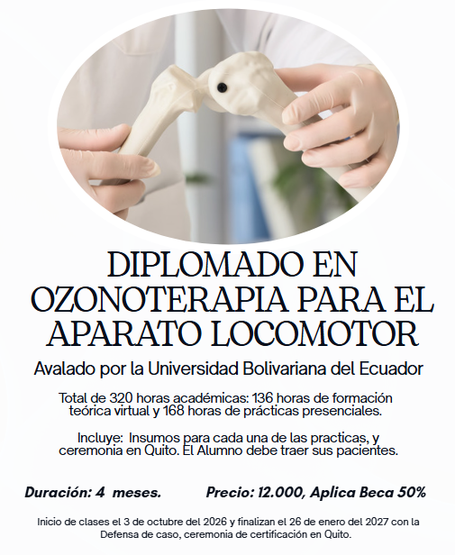Diplomado en Ozonoterapia para el Aparato Locomotor — información académica completa